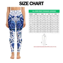 Cobalt Blue Roses on Midnight Black for Elegant Everyday Style and Garden Gatherings Leggings