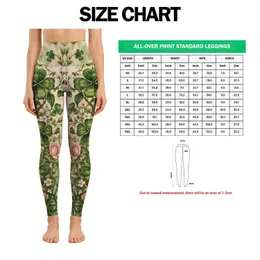 Ivory And Emerald Shamrock Rose Vines For St. Patrick’s Day Festive Celebrations Leggings