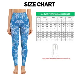 Icy Blue Snowflakes for Yoga, Pilates and Cozy Winter Casual Outings for Women Leggings