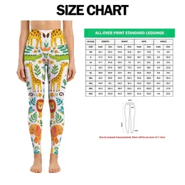 Colorful Jungle Animals for Yoga, Pilates and Everyday Adventures for Active Women Leggings
