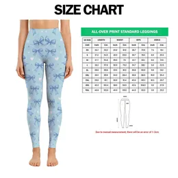 Delicate Sky Blue Bow Accents for Studio Workouts and Everyday Activewear Enthusiasts Leggings