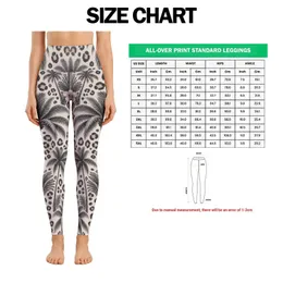 Leopard Spots And Palm Trees For Yoga, Pilates, Travel And Everyday Women's Style Leggings