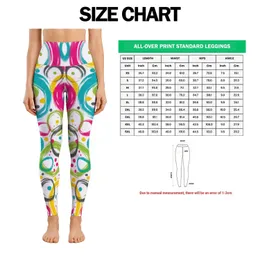 Colorful Abstract Rings for Yoga Pilates and Everyday Active Living Leggings