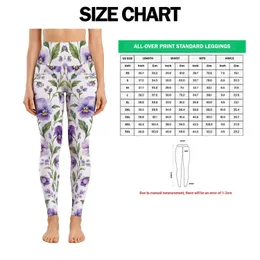 Violet Meadow Blossoms for Yoga, Pilates, and Fresh Everyday Activewear Styling Leggings