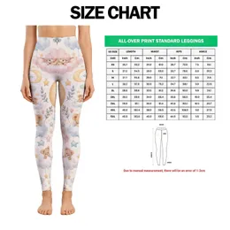 Pastel Teddy Bears, Clouds And Stars For Cozy Active Days And Playful Everyday Style Leggings