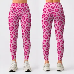 Pink Leopard Spots For Bold Fitness Style And Playful Everyday Looks Leggings