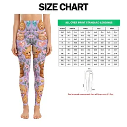 Cute Teddy Bears And Colorful Gems For Playful Everyday Style And Cozy Gift Giving Leggings