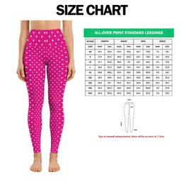 Raspberry White Polka Dot Style for Summer Fitness and Outdoor Running Leggings