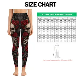 Crimson Roses, Skeletons And Crows For Gothic Halloween Style And Dark Romance Wear Leggings