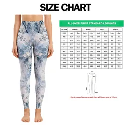 Misty Blue Tree Branches for Calm Yoga, Walks, and Everyday Streetwear for Women Leggings