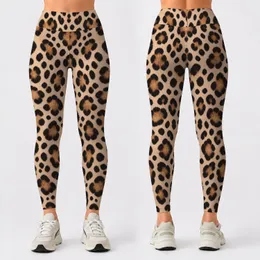 Tan And Black Leopard Spots For Gym Training, Running, And Weekend Athleisure Women Leggings