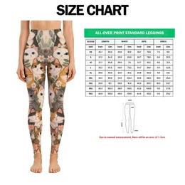 Cheerful Multicolor Cat Faces for Yoga Sessions, Gym Days and Everyday Activewear Leggings