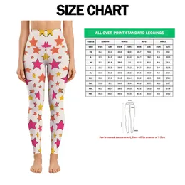 Colorful Stars for Yoga, Pilates, Studio Sessions and Everyday Fitness Wear for Women Leggings