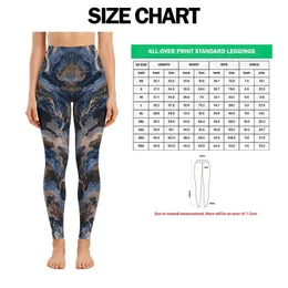 Blue Brown Camouflage for Yoga, Pilates, Gym and Everyday Activewear Leggings