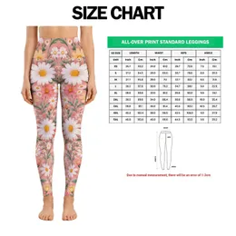 Pink Daisy and White Wildflower Blooms for Yoga, Pilates, and Everyday Outings Leggings
