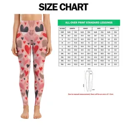 Red, Blush and Charcoal Hearts for Yoga, Pilates, Commuting and Everyday Errands Leggings