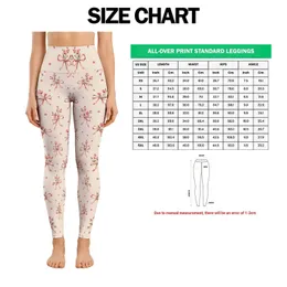 Dusty Rose Bow Floral and Dots for Yoga Pilates and Everyday Wear Leggings