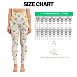 Ivory Ditsy Florals and Fresh Botanical Sprigs for Yoga, Pilates, and Everyday Errands Leggings