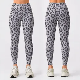 Soft Gray Leopard Spots for Yoga, Pilates and Everyday Activewear Style for Women Leggings