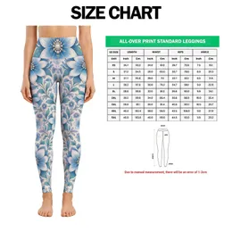 Turquoise Floral Medallions for Yoga, Pilates and Everyday City Style Leggings