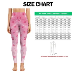 Soft Pink Paw Prints and Hearts for Yoga, Running, and Everyday Activewear Style Leggings
