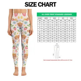 Crowned Teddy Bears and Strawberries for Sweet Everyday Style and Cozy Outings Leggings