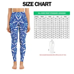 Cobalt Blue White Abstract Lines For Yoga Pilates And Everyday Activewear Leggings