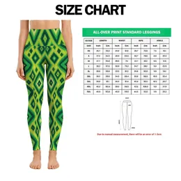 Vivid Green Diamond Motifs for Yoga, Pilates, Everyday Fitness, and Casual Wear Leggings