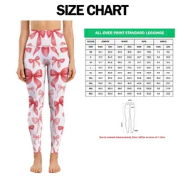 Coral and Blush Bow Motifs for Yoga, Pilates, Commuting and Everyday Errands Leggings