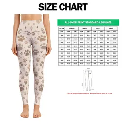 Soft Taupe Cat Paw Motifs for Relaxed Pilates, Yoga, and Everyday Casual Wear Leggings