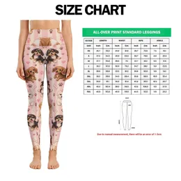 Playful Puppy and Paw Print for Yoga Pilates and Everyday Wear Leggings