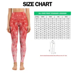 Coral Hand-Drawn Hearts for Yoga, Running, and Everyday Fitness for Women Leggings