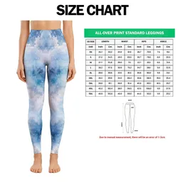 Blue Gray Sky Cloud Wash for Yoga Pilates Travel and Everyday Athleisure Wear Women Leggings