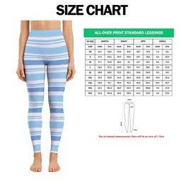 Sky Blue And White Coastal Stripes For Yoga Pilates And Everyday Activewear Leggings