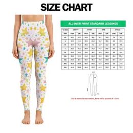 Pastel Celestial Stars for Yoga, Pilates and Everyday Wear for Women Leggings
