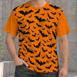Black Bat Silhouettes for Halloween Parties and Spooky Autumn Celebrations All-over Print Unisex T-shirt