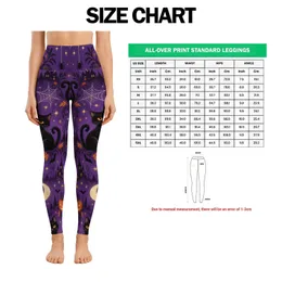 Black Cats, Pumpkins and Spiderwebs for Spooky Halloween Night Out Leggings