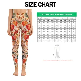 Coral Lantern Pods And Autumn Botanicals For Everyday Commuting Leggings
