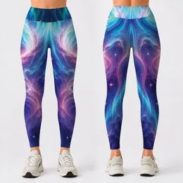 Aurora Ombre Starbursts for Yoga, Dance, Fitness, and Everyday Activewear for Women Leggings