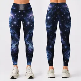 Midnight Galaxy Stars for Stargazing Nights, Cosmic Evenings, and Celestial Style Leggings