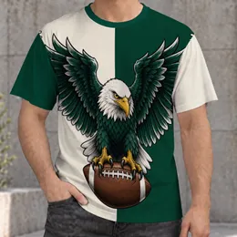 Bald Eagle Gripping Football For Game Day And Football Fans All-over Print Unisex T-shirt
