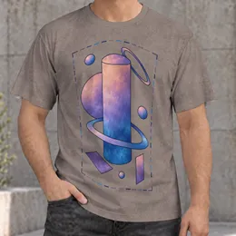 Abstract Planet Geometry for Creative Everyday Style and Casual Streetwear Fans All-over Print Unisex T-shirt