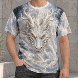 Ivory Dragon With Amber Eyes For Everyday Fantasy Style And Mythic Gift Giving Fans All-over Print Unisex T-shirt