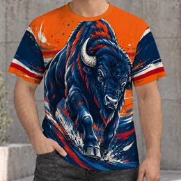 Bold Buffalo Game Day Spirit for Football Fans and Weekend Tailgates All-over Print Unisex T-shirt