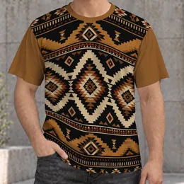 Southwestern Geometric Motifs for Rustic Autumn Outings and Everyday Western Style All-over Print Unisex T-shirt