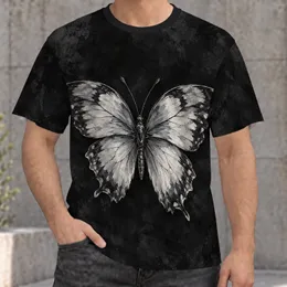 Monochrome Butterfly for Everyday Streetwear and Weekend Outings for Nature Lovers All-over Print Unisex T-shirt