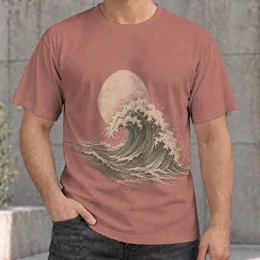 Ocean Wave And Sun Motif For Relaxed Coastal Days And Outdoor Adventures All-over Print Unisex T-shirt