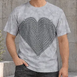 Silver Rhinestone Heart Sparkle for Casual Date Nights and Everyday Style Lovers All-over Print Unisex T-shirt