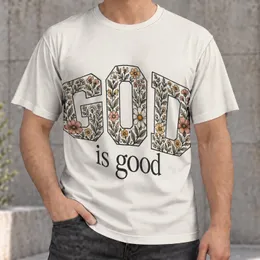 Botanical Faith Lettering for Everyday Worship and Church Gatherings, Unisex Gift Idea All-over Print Unisex T-shirt