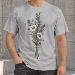 Wildflower Bouquet for Everyday Casual Outings and Thoughtful Gifts for Nature Lovers All-over Print Unisex T-shirt